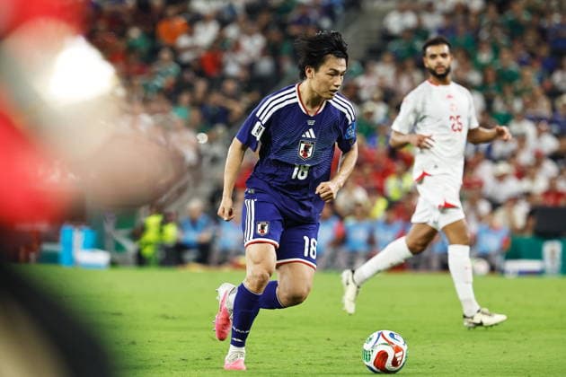Ayase Ueda (JPN), JUNE 20, 2026 - Football Soccer : FIFA World Cup, WM, Weltmeisterschaft, Fussball 2026 match between Tunisia - Japan at the Monterrey Stadium in Monterrey, Mexico. Noxthirdxpartyxsales  aflo_335216231 MutsuxKawamorix
