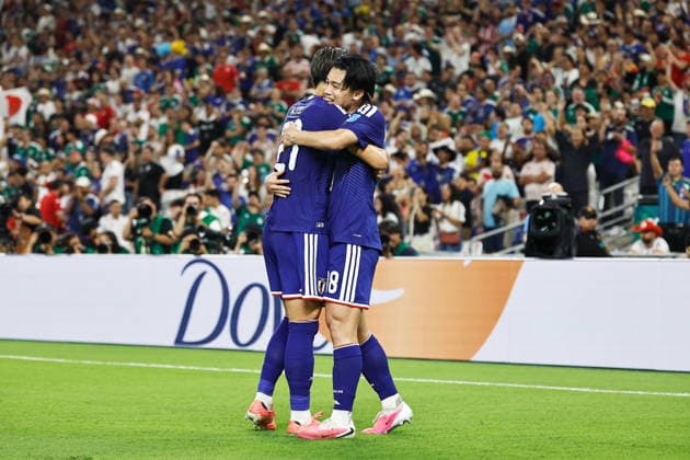 Ayase Ueda (JPN), JUNE 20, 2026 - Football Soccer : Ueda celebrate after his goal during FIFA World Cup, WM, Weltmeisterschaft, Fussball 2026 match between Tunisia - Japan at the Monterrey Stadium in Monterrey, Mexico. Noxthirdxpartyxsales  aflo_335216317 MutsuxKawamorix