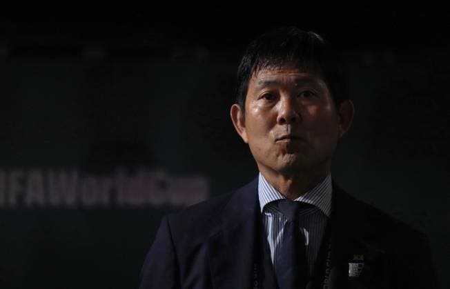 Football: 2026 World Cup Japan head coach Hajime Moiyasu is pictured ahead of a World Cup Group F football match against Tunisia, the 1,000th match of the FIFA World Cup, WM, Weltmeisterschaft, Fussball at Monterrey Stadium in Guadalupe, Mexico, on June 20, 2026.  A14AA0005619664P