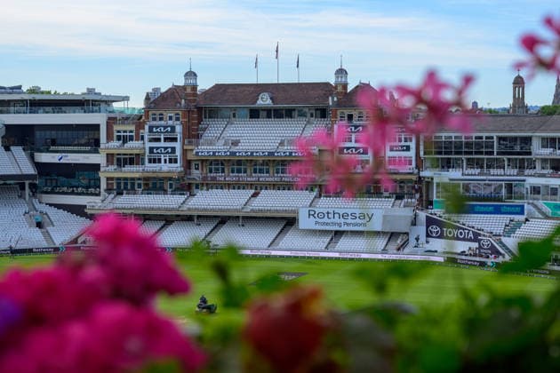 LONDON, ENGLAND JUNE 21 - General view inside Kia Oval before Day Five of the 2nd Rothesay Test Match game between England and New Zealand at Kia Oval on June 21, 2026 in London , England . (Photo by Keeran Marquis Sports Press Photo)  Copyright: xKeeranxMarquis SPPx Sportspressphoto_SPR172365
