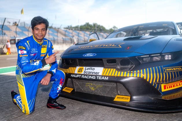 DTM, 5. + 6. Rennen DEKRA Lausitzring 2026 36 Ford Mustang GT3, HRT Ford Racing: Arjun Maini: picture by Gruppe C Photography Schipkau Lausitzring Brandenburg Deutschland Copyright: xGruppexCxPhotographyx