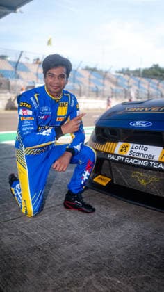 DTM, 5. + 6. Rennen DEKRA Lausitzring 2026 36 Ford Mustang GT3, HRT Ford Racing: Arjun Maini: picture by Gruppe C Photography Schipkau Lausitzring Brandenburg Deutschland Copyright: xGruppexCxPhotographyx