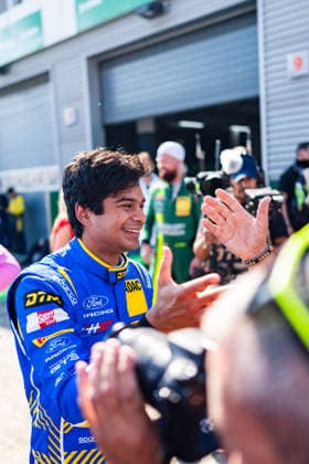DTM, 5. + 6. Rennen DEKRA Lausitzring 2026 36 Ford Mustang GT3, HRT Ford Racing: Arjun Maini: picture by Gruppe C Photography Schipkau Lausitzring Brandenburg Deutschland Copyright: xGruppexCxPhotographyx