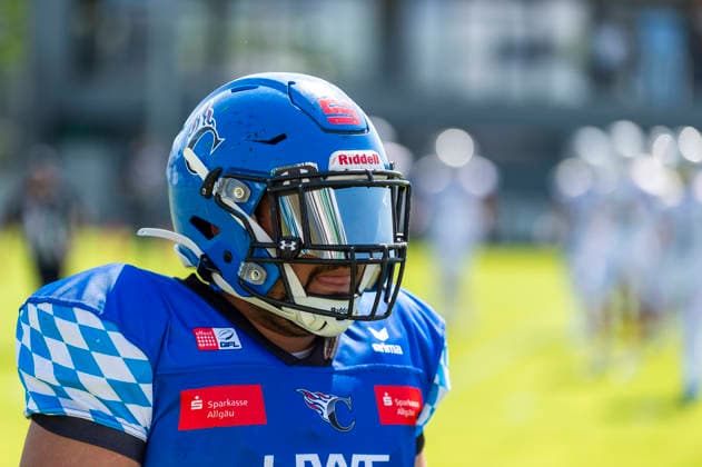 Daniel Moradi (Allgaeu Comets, LB, 6) GER, Pforzheim Wilddogs vs Allgaeu Comets, American Football, GFL, Saison 2026, Week 07, 20.06.2026, GER, Pforzheim Wilddogs vs Allgaeu Comets, American Football, GFL, Saison 2026, Week 07, 20.06.2026, Pforzheim *** Daniel Moradi, Allgäu Comets, LB, 6 GER, Pforzheim Wilddogs vs. Allgäu Comets, American Football, GFL, 2026 Season, Week 07, June 20, 2026, GER, Pforzheim Wilddogs vs. Allgäu Comets, American Football, GFL, 2026 Season, Week 07, June 20, 2026, Pforzheim,detected_source_language Copyright: xEibner-Pressefoto FlorianxWolfx EP_FWF