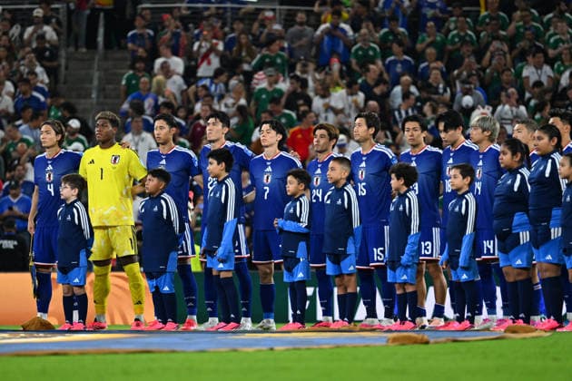 Fußball, FIFA WM 2026, Tunesien - Japan #7 Japan team group, Mannschaftsbild, Totale (JPN), JUNE 20, 2026 - Football Soccer : FIFA World Cup, WM, Weltmeisterschaft, Fussball 2026 Group F match between Tunisia 0-4 Japan at Monterrey Stadium in Guadalupe, Nuevo Leon, Mexico.  aflo_335223602 KenjiroxMatsuox