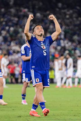 Fußball, FIFA WM 2026, Tunesien - Japan #7 June 29, 2026, Monterrey, Nuevo Leon, Mexico: Yuto Nagatomo of Japan celebrate after winning the FIFA World Cup, WM, Weltmeisterschaft, Fussball 2026 match between Tunisia and Japan. Tunisia hosted Japan at Monterrey Stadium on June 20, 2026 in Monterrey, Mexico Monterrey Mexico - ZUMAf196 20260629_zsp_f196_049 Copyright: xMartinxFonsecax