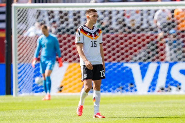 FIFA Fussball Weltmeisterschaft 2026, Gruppe E, Spiel 2, Deutschland vs Elfenbeinküste, 20.06.2026 im Toronto Stadium, Toronto Nico Schlotterbeck (Deutschland) *** 2026 FIFA World Cup, Group E, Match 2, Germany vs. Ivory Coast, June 20, 2026, at Toronto Stadium, Toronto; Nico Schlotterbeck, Germany,detected_source_language Copyright: xBahhoxKarax