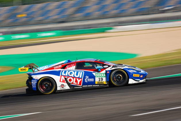 ADAC GT Masters, 5. + 6. Rennen DEKRA Lausitzring 2026 19 Lamborghini Huracan GT3 EVO 2, LIQUI MOLY Team Engstler Motorsport: Ethan Brown, Tim Hütter - picture by Gruppe C Photography Schipkau DEKRA Lausitzring Brandenburg Germany Copyright: xGruppexCxPhotographyx