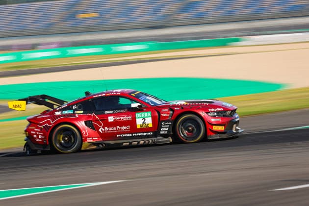 ADAC GT Masters, 5. + 6. Rennen DEKRA Lausitzring 2026 2 Ford Mustang GT3, Haupt Racing Team: Kiano Blum, Niklas Kalus - picture by Gruppe C Photography Schipkau DEKRA Lausitzring Brandenburg Germany Copyright: xGruppexCxPhotographyx