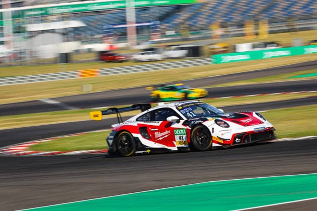 ADAC GT Masters, 5. + 6. Rennen DEKRA Lausitzring 2026 41 Porsche 911 GT3 R (992), razoon - more than racing: Colin Bönighausen, Leo Pichler - picture by Gruppe C Photography Schipkau DEKRA Lausitzring Brandenburg Germany Copyright: xGruppexCxPhotographyx