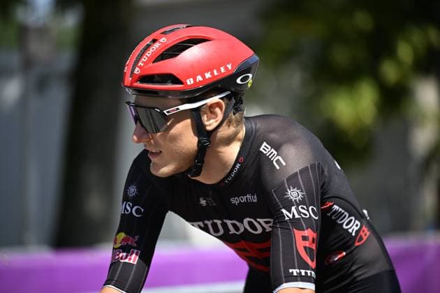 Baloise Belgium Tour 2026 Stage 5 HOEILAART, BELGIUM - JUNE 21 : Kelemen Petr (CZE) of Tudor Pro Cycling Team before the start of the race during stage 5 of the 95th edition of Baloise Tour of Belgium an UCI ProSeries 2.Pro cycling road race stage for Men Elite of 183.6 km with start in Gingelom and finish in Hoeilaart on June 21, 2026 in Hoeilaart, Belgium, 21 06 2026 ( Motordriver Stephan Boone - Hoeilaart Belgium  Copyright: xTomasxSiskx
