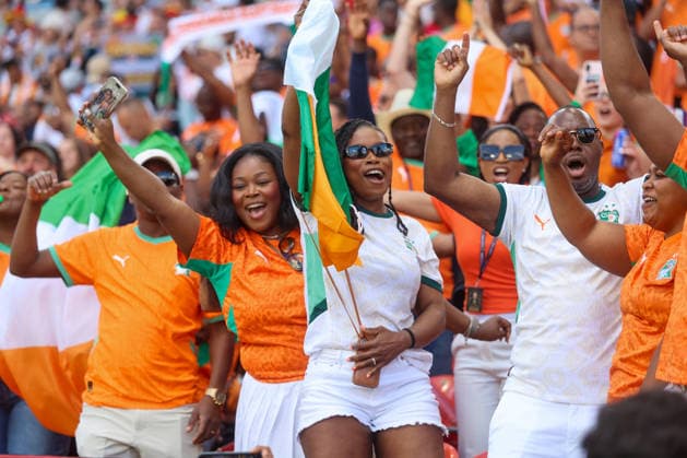 Germany v Cote D Ivoire: Group E - FIFA World Cup, WM, Weltmeisterschaft, Fussball 2026 Fans of Cote d Ivoire show their support during the FIFA World Cup 2026 Group E match between Germany and Cote D Ivoire at Toronto Stadium on June 20, 2026 in Toronto, Ontario.  SanjinxStrukic PIXSELLxSPx2026.