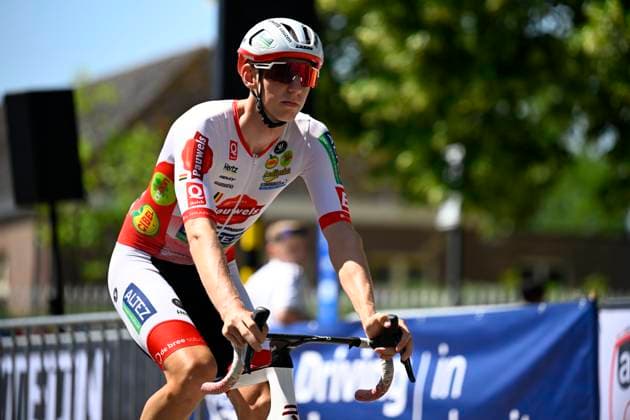 Baloise Belgium Tour 2026 Stage 5 HOEILAART, BELGIUM - JUNE 21 : Vanthourenhout Michael (BEL) of Pauwels Sauzen - Altez Industriebouw Cycling Team before the start of the race during stage 5 of the 95th edition of Baloise Tour of Belgium an UCI ProSeries 2.Pro cycling road race stage for Men Elite of 183.6 km with start in Gingelom and finish in Hoeilaart on June 21, 2026 in Hoeilaart, Belgium, 21 06 2026 ( Motordriver Stephan Boone - Hoeilaart Belgium  Copyright: xTomasxSiskx