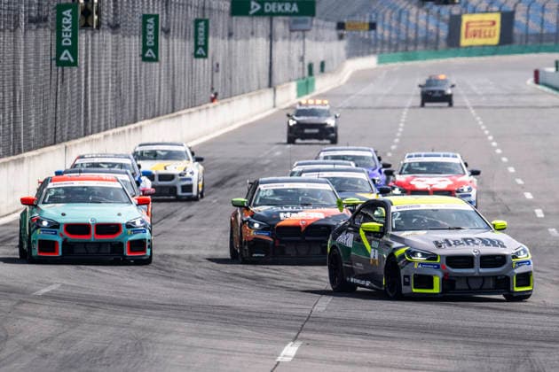 BMW M2 Cup, 1. + 2. Rennen DEKRA Lausitzring 2026 2 BMW M2 Racing, Hofor Racing by Bonk Motorsport: Michael Schrey - picture by Gruppe C Photography Schipkau Lausitzring Brandenburg Deutschland Copyright: xGruppexCxPhotographyx