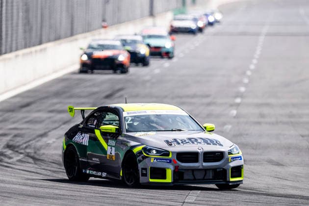 BMW M2 Cup, 1. + 2. Rennen DEKRA Lausitzring 2026 2 BMW M2 Racing, Hofor Racing by Bonk Motorsport: Michael Schrey - picture by Gruppe C Photography Schipkau Lausitzring Brandenburg Deutschland Copyright: xGruppexCxPhotographyx