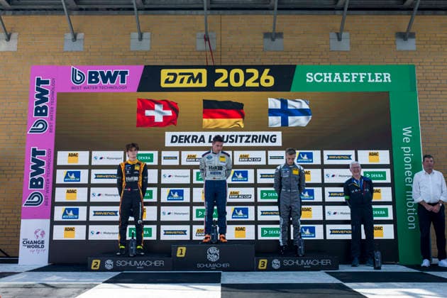 BMW M2 Cup, 1. + 2. Rennen DEKRA Lausitzring 2026 2 BMW M2 Racing, Hofor Racing by Bonk Motorsport: Michael Schrey - picture by Gruppe C Photography Schipkau Lausitzring Brandenburg Deutschland Copyright: xGruppexCxPhotographyx