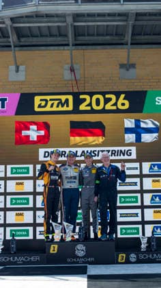 BMW M2 Cup, 1. + 2. Rennen DEKRA Lausitzring 2026 2 BMW M2 Racing, Hofor Racing by Bonk Motorsport: Michael Schrey - picture by Gruppe C Photography Schipkau Lausitzring Brandenburg Deutschland Copyright: xGruppexCxPhotographyx