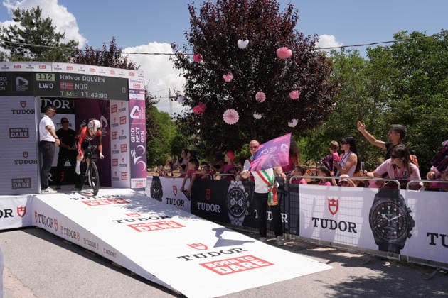 Firts riderr Norway s Halvor Dolven of Lotto - Groupe Wanty during Stage 8 of the Giro Next Gen 2026 Individual Time Trial, from Villa Sant Angelo to L Aquila, Italy, Sunday, June 21, 2026.  Copyright: xMassimoxPaolone LaPressex