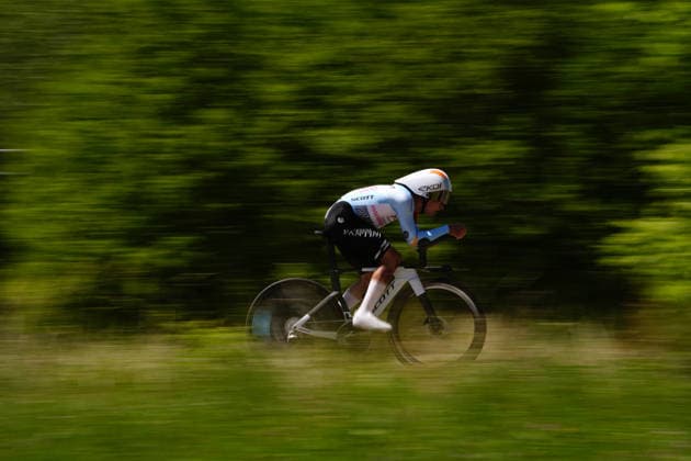 Poland s Dawid Lewandowski of NSN Development Team during Stage 8 of the Giro Next Gen 2026 Individual Time Trial, from Villa Sant Angelo to L Aquila, Italy, Sunday, June 21, 2026.  Copyright: xFabioxFerrari LaPressex