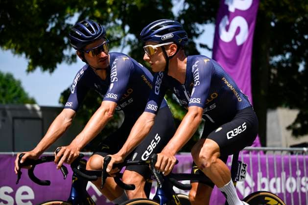 Baloise Belgium Tour 2026 Stage 5 HOEILAART, BELGIUM - JUNE 21 : Hermans Quinten (BEL) of Pinarello Q36.5 Pro Cycling Team before the start of the race during stage 5 of the 95th edition of Baloise Tour of Belgium an UCI ProSeries 2.Pro cycling road race stage for Men Elite of 183.6 km with start in Gingelom and finish in Hoeilaart on June 21, 2026 in Hoeilaart, Belgium, 21 06 2026 ( Motordriver Stephan Boone - Hoeilaart Belgium  Copyright: xTomasxSiskx