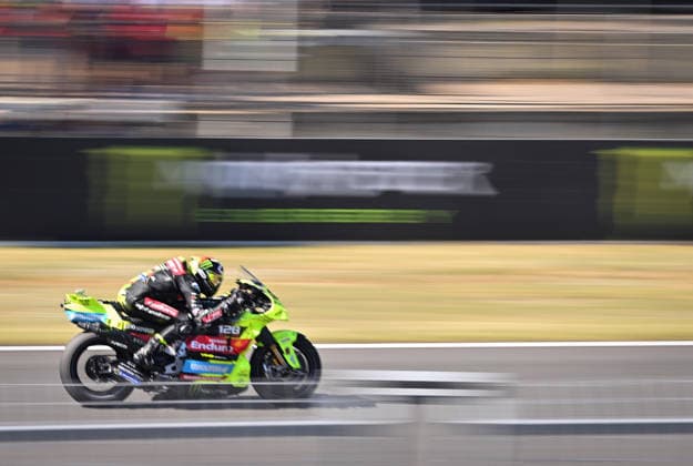 Czech Republic motorcycle Grand Prix, MotoGP World Championship, WM, Weltmeisterschaft warm-up MotoGP, in Brno, Czech Republic, on June 21, 2026. Fabio Di Giannantonio of Italy, Pertamina Enduro VR46 Racing Team. (CTKxPhoto LubosxPavlicek) CTKPhotoP2026062102938  CTKPhotoP2026062102938