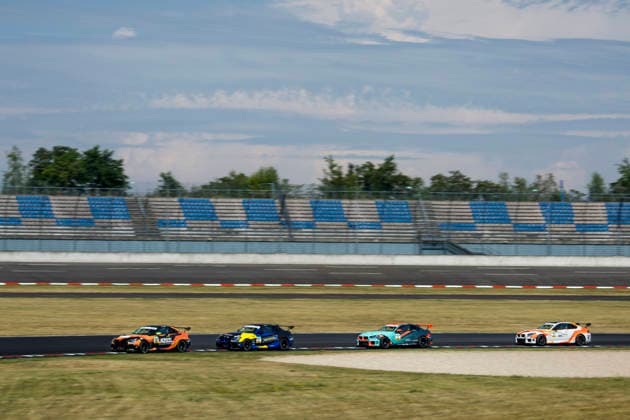 BMW M2 Cup, 1. + 2. Rennen DEKRA Lausitzring 2026 77 BMW M2 Racing, ME Motorsport: Moritz Groneck, 66 BMW M2 Racing, ME Motorsport: Christopher Holst - picture by Gruppe C Photography Schipkau DEKRA Lausitzring Germany Copyright: xGruppexCxPhotographyx