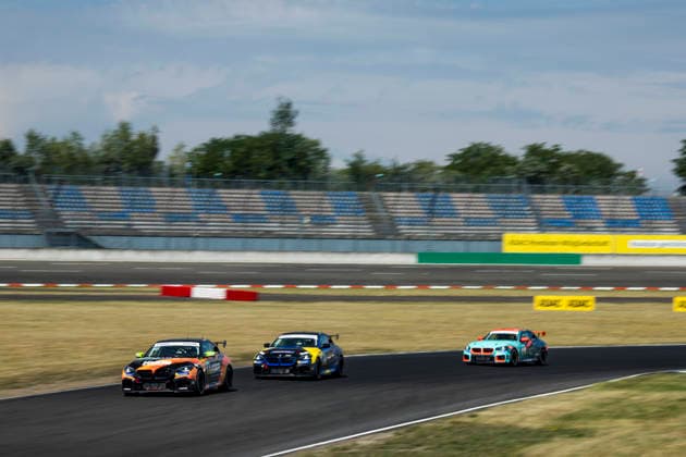 BMW M2 Cup, 1. + 2. Rennen DEKRA Lausitzring 2026 8 BMW M2 Racing, MK Motorsport: Mika König, 3 BMW M2 Racing, Hofor Racing by Bonk Motorsport: Niklas Hirsch - picture by Gruppe C Photography Schipkau DEKRA Lausitzring Germany Copyright: xGruppexCxPhotographyx