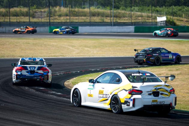 BMW M2 Cup, 1. + 2. Rennen DEKRA Lausitzring 2026 4 BMW M2 Racing, Hofor Racing by Bonk Motorsport: Ben Marquart, 2 BMW M2 Racing, Hofor Racing by Bonk Motorsport: Michael Schrey - picture by Gruppe C Photography Schipkau DEKRA Lausitzring Germany Copyright: xGruppexCxPhotographyx