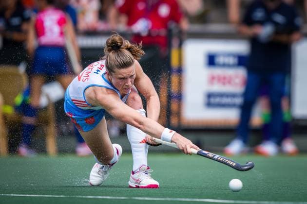 ROTTERDAM, 21-06-2026, HC Rotterdam, FIH Hockey Pro League Women, Season 2025-2026. Match between Netherlands and Spain (2nd match) , Picture shows Netherlands player Marleen Jochems Netherlands - Spain (2nd match)  x204526136x Copyright:
