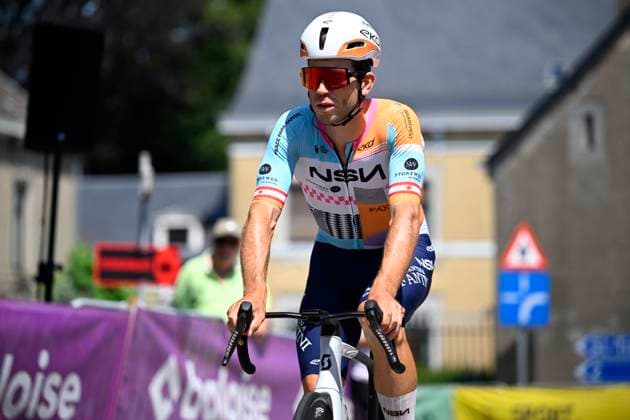 Baloise Belgium Tour 2026 Stage 5 HOEILAART, BELGIUM - JUNE 21 : Boivin Guillaume (CAN) of NSN Cycling Team before the start of the race during stage 5 of the 95th edition of Baloise Tour of Belgium an UCI ProSeries 2.Pro cycling road race stage for Men Elite of 183.6 km with start in Gingelom and finish in Hoeilaart on June 21, 2026 in Hoeilaart, Belgium, 21 06 2026 ( Motordriver Stephan Boone - Hoeilaart Belgium  Copyright: xTomasxSiskx