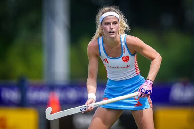 ROTTERDAM, 21-06-2026, HC Rotterdam, FIH Hockey Pro League Women, Season 2025-2026. Match between Netherlands and Spain (2nd match) , Picture shows Netherlands player Yibbi Jansen Netherlands - Spain (2nd match)  x204526210x Copyright: