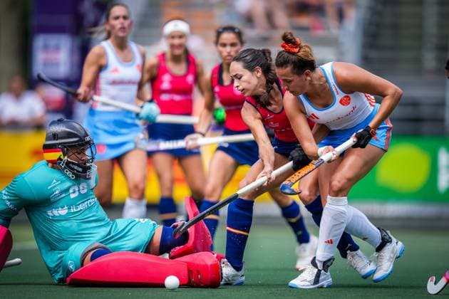 ROTTERDAM, 21-06-2026, HC Rotterdam, FIH Hockey Pro League Women, Season 2025-2026. Match between Netherlands and Spain (2nd match) , Picture shows Netherlands player Sanne Koolen Netherlands - Spain (2nd match)  x204526337x Copyright: