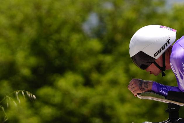 The race during Stage 8 of the Giro Next Gen 2026 Individual Time Trial, from Villa Sant Angelo to L Aquila, Italy, Sunday, June 21, 2026.  Copyright: xFabioxFerrari LaPressex