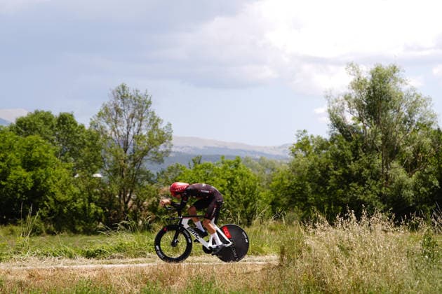 Switzerland s Diego Casagrande of Tudor Pro Cycling Team U23 during Stage 8 of the Giro Next Gen 2026 Individual Time Trial, from Villa Sant Angelo to L Aquila, Italy, Sunday, June 21, 2026.  Copyright: xFabioxFerrari LaPressex