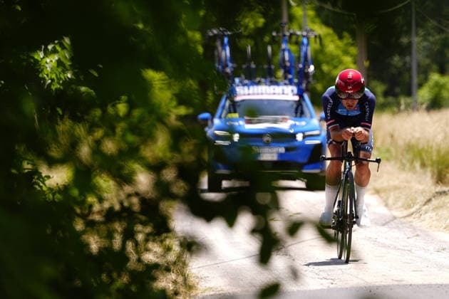 Italy s Luca Fraticelli of Nazionale Italiana during Stage 8 of the Giro Next Gen 2026 Individual Time Trial, from Villa Sant Angelo to L Aquila, Italy, Sunday, June 21, 2026.  Copyright: xFabioxFerrari LaPressex