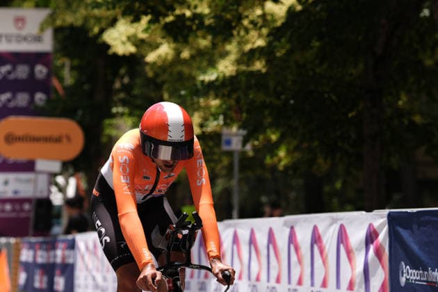 Italy s Nicolas Milesi of Ineos Grenadiers Racing Academy during Stage 8 of the Giro Next Gen 2026 Individual Time Trial, from Villa Sant Angelo to L Aquila, Italy, Sunday, June 21, 2026.  Copyright: xMassimoxPaolone LaPressex