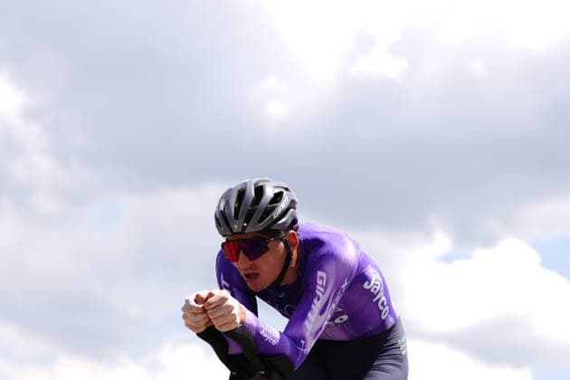 Great Britain s Jed Smithson of Hagens Berman Jayco during Stage 8 of the Giro Next Gen 2026 Individual Time Trial, from Villa Sant Angelo to L Aquila, Italy, Sunday, June 21, 2026.  Copyright: xFabioxFerrari LaPressex