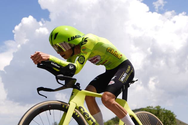 The race during Stage 8 of the Giro Next Gen 2026 Individual Time Trial, from Villa Sant Angelo to L Aquila, Italy, Sunday, June 21, 2026.  Copyright: xFabioxFerrari LaPressex