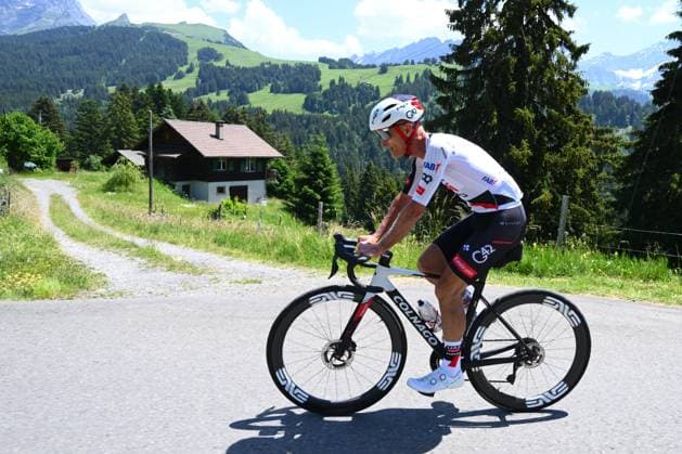 Tour de Suisse 2026 Stage 5 VILLARS-SUR-OLLON, SWITZERLAND - JUNE 21 : Mauro Gianetti during stage 5 of the 89th edition of Tour de Suisse an UCI World Tour 2.UWT cycling road race stage for Men Elite of 151.1 km with start in Villars-sur-Ollon and finish in Villars-sur-Ollon on June 21, 2026 in Villars-sur-Ollon, Switzerland, 21 06 2026 ( Motordriver Guy De Vuyst - Villars-sur-Ollon Switzerland  Copyright: xVincentxKalutx