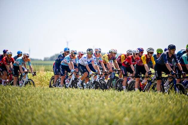 Baloise Belgium Tour 2026 Stage 5 HOEILAART, BELGIUM - JUNE 21 : Maciejuk Filip (POL) of Movistar Team in action during stage 5 of the 95th edition of Baloise Tour of Belgium an UCI ProSeries 2.Pro cycling road race stage for Men Elite of 183.6 km with start in Gingelom and finish in Hoeilaart on June 21, 2026 in Hoeilaart, Belgium, 21 06 2026 ( Motordriver Stephan Boone - Hoeilaart Belgium  Copyright: xTomasxSiskx