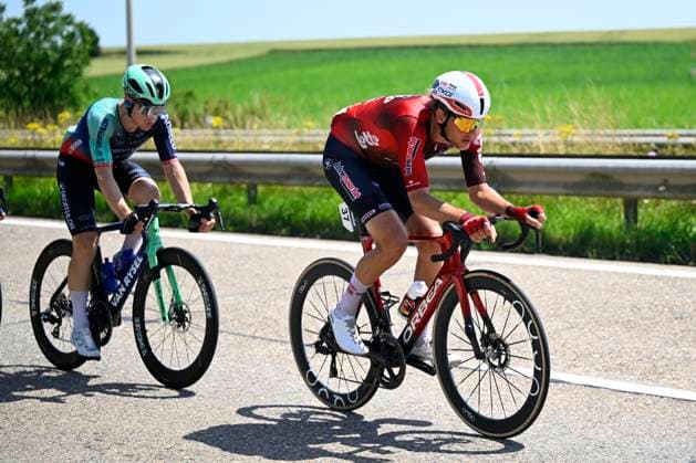 Baloise Belgium Tour 2026 Stage 5 HOEILAART, BELGIUM - JUNE 21 : Van Der Hoorn Taco (NED) of Lotto Intermarche in action during stage 5 of the 95th edition of Baloise Tour of Belgium an UCI ProSeries 2.Pro cycling road race stage for Men Elite of 183.6 km with start in Gingelom and finish in Hoeilaart on June 21, 2026 in Hoeilaart, Belgium, 21 06 2026 ( Motordriver Stephan Boone - Hoeilaart Belgium  Copyright: xTomasxSiskx
