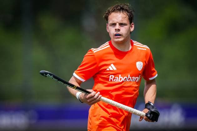 ROTTERDAM, 21-06-2026, HC Rotterdam, FIH Hockey Pro League Men, Season 2025-2026. Match between Netherlands and India (2nd match) , Picture shows Netherlands player Joppe Wolbert Netherlands - India (2nd match)  x204527273x Copyright: