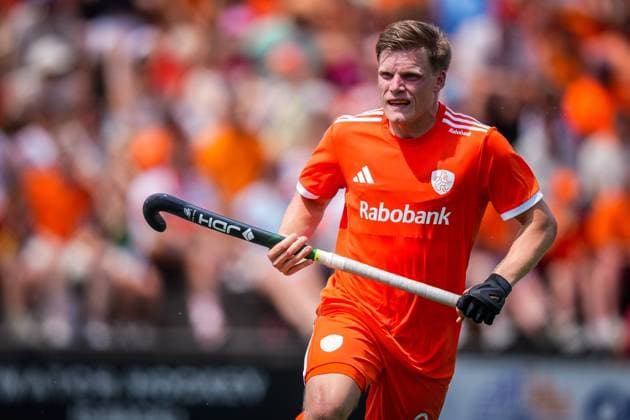 ROTTERDAM, 21-06-2026, HC Rotterdam, FIH Hockey Pro League Men, Season 2025-2026. Match between Netherlands and India (2nd match) , Picture shows Netherlands player Koen Bijen Netherlands - India (2nd match)  x204527825x Copyright: