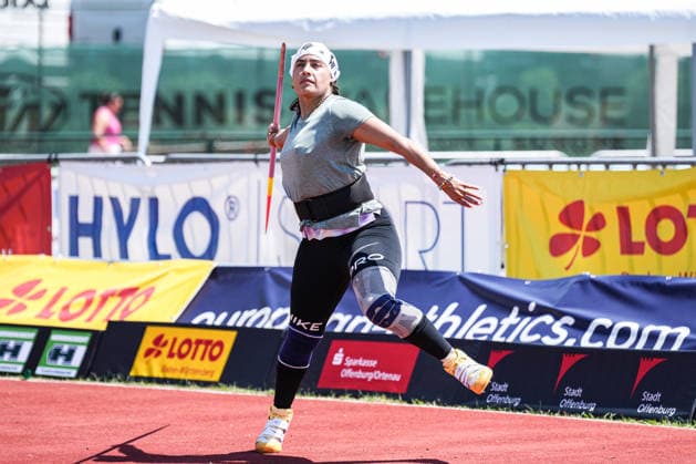 10. Hylo Speerwurfmeeting Frauen, Offenburg, 21.06.2026 Annu Rani (Indien) beim aufwärmen 10. Hylo Speerwurfmeeting Frauen, ETSV Stadion, Offenburg (Baden-Wuerttemberg), 21.06.2026 *** 10th Hylo Womens Javelin Throw Meet, Offenburg, June 21, 2026 Copyright: xBEAUTIFULxSPORTS Boscox