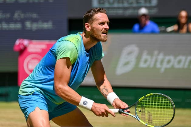 Albano Olivetti (FRA) TERRA WORTMANN Open 2026, Tennis, ATP, Tennis Herren Tennis Herren 500, Turnier, Hauptfeld, Finale, Doppel, 21.06.2026, TERRA WORTMANN Open 2026, Tennis, ATP, Tennis Herren 500, Turnier, Hauptfeld, Finale, Doppel, 21.06.2026 Halle *** Albano Olivetti FRA TERRA WORTMANN Open 2026, Tennis, ATP, Mens 500, Tournament, Main Draw, Final, Doubles, June 21, 2026, TERRA WORTMANN Open 2026, Tennis, ATP, Mens 500, Tournament, Main Draw, Final, Doubles, June 21, 2026, Indoor,detected_source_language Copyright: xEibner-Pressefoto RobertxGertzenx EP_RGN