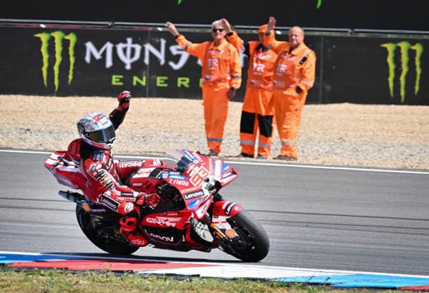 Sport Bilder des Tages Czech Republic motorcycle Grand Prix, MotoGP World Championship, WM, Weltmeisterschaft MotoGP category, in Brno, Czech Republic, on June 21, 2026. Winner Marc Marquez of Spain, Ducati Lenovo Team. (CTKxPhoto LubosxPavlicek) CTKPhotoP2026062103781  CTKPhotoP2026062103781