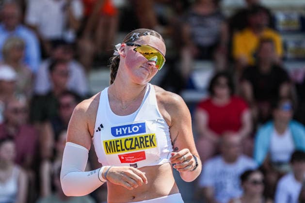 10. Hylo Speerwurfmeeting Frauen, Offenburg, 21.06.2026 Mackenzie Mielczarek (Australien) 10. Hylo Speerwurfmeeting Frauen, ETSV Stadion, Offenburg (Baden-Wuerttemberg), 21.06.2026 *** 10th Hylo Womens Javelin Throw Meet, Offenburg, June 21, 2026 Mackenzie Mielczarek, Australia 10th Hylo Womens Javelin Throw Meet, ETSV Stadium, Offenburg, Baden-Württemberg, June 21, 2026,detected_source_language Copyright: xBEAUTIFULxSPORTS Boscox