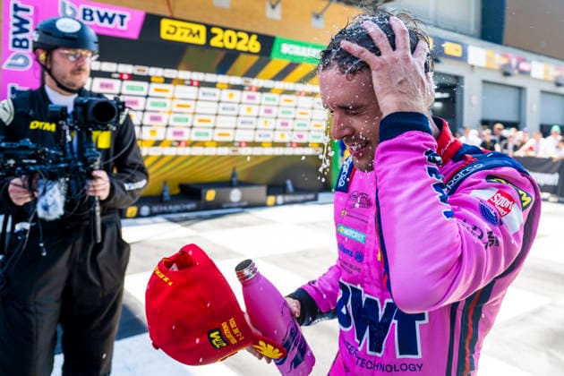 DTM, 5. + 6. Rennen DEKRA Lausitzring 2026 14 Ferrari 296 GT3 EVO, EMIL FREY RACING: Matteo Cairoli: picture by Gruppe C Photography Schipkau Lausitzring Brandenburg Deutschland Copyright: xGruppexCxPhotographyx