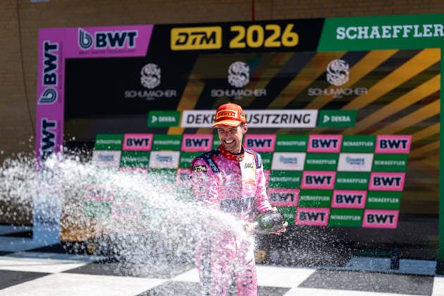 DTM, 5. + 6. Rennen DEKRA Lausitzring 2026 14 Ferrari 296 GT3 EVO, EMIL FREY RACING: Matteo Cairoli: picture by Gruppe C Photography Schipkau Lausitzring Brandenburg Deutschland Copyright: xGruppexCxPhotographyx