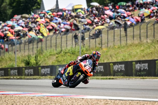Czech Republic motorcycle Grand Prix BRNO, CZECH REPUBLIC - JUNE 21: Turkish Moto2 rider Deniz Oncu of ELM Marc VDS in action at the Grand Prix of Czechia at the Masaryk Circuit in Brno, Czech Republic, 21 June 2026. Lukas Kabon Anadolu Brno Czech Republic. Editorial use only. Please get in touch for any other usage.  Copyright: x2026xAnadoluxLukasxKabonx
